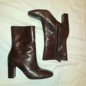 Rockport brown leather ankle boot, size 6.5